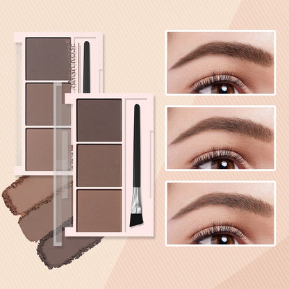 3-Color Eyebrow Powder – Waterproof, Long-Lasting Definition