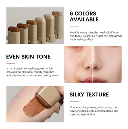 Matte Contour & Highlighter Stick – 6 Shades Waterproof Face Sculpting Makeup