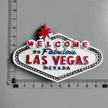 Las Vegas Souvenir Fridge Magnet