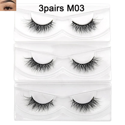 Natural Half Eye False Eyelashes – Soft Mink Look with Lightweight Cotton Band