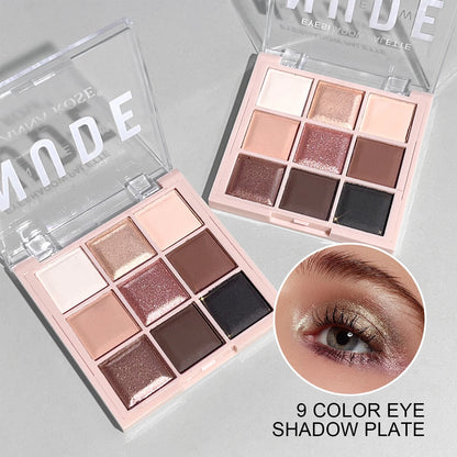 9-Color Milk Tea Eyeshadow Palette