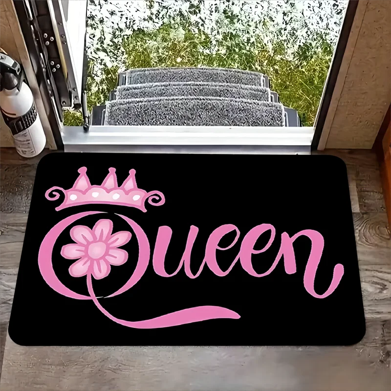 Queen Floral Crown Doormat
