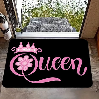 Queen Floral Crown Doormat