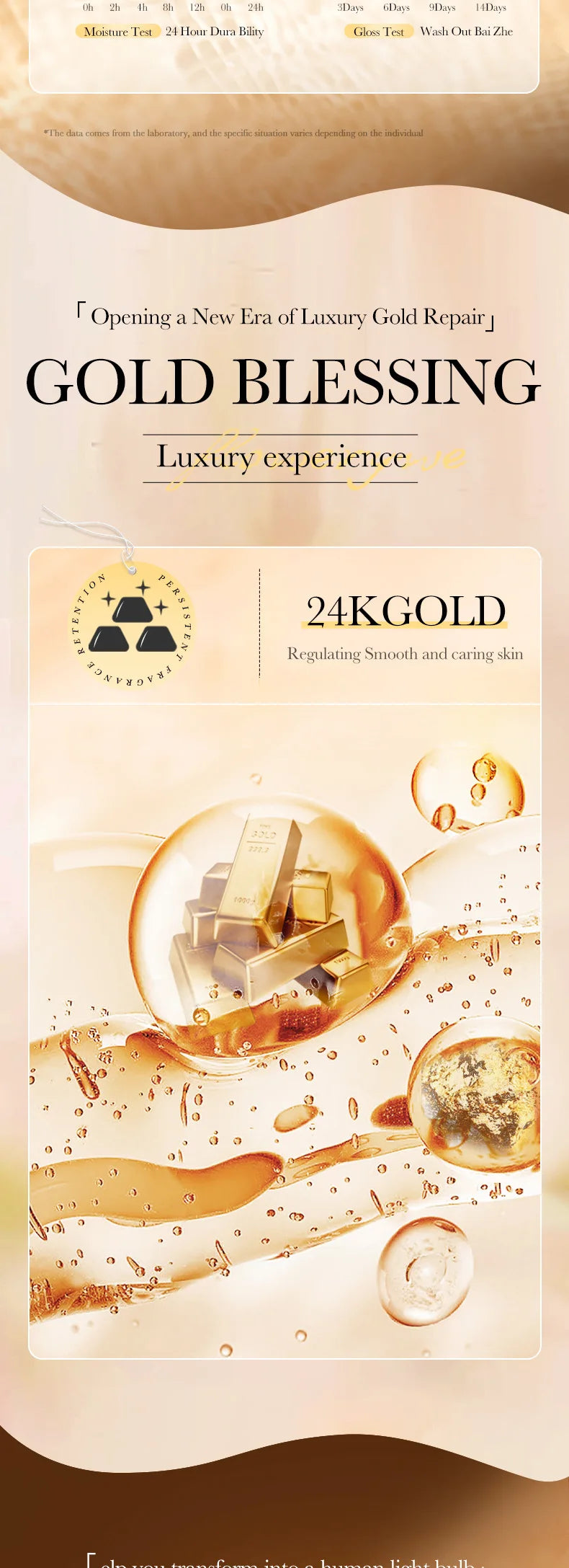 24K Pure Gold Body Wash