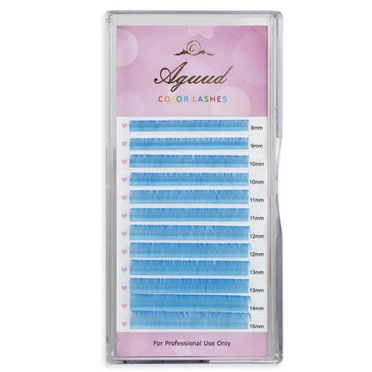 Glow-in-the-Dark Neon UV Lash Extensions – Fluorescent Color Faux Mink D Curl