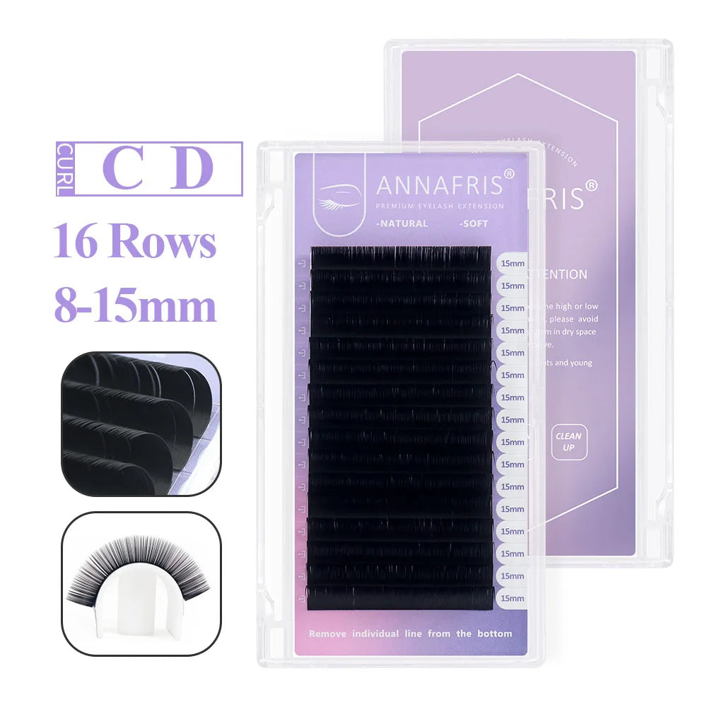 Gradient Purple Lash Extensions – Ombre Individual False Eyelashes for Creative Looks