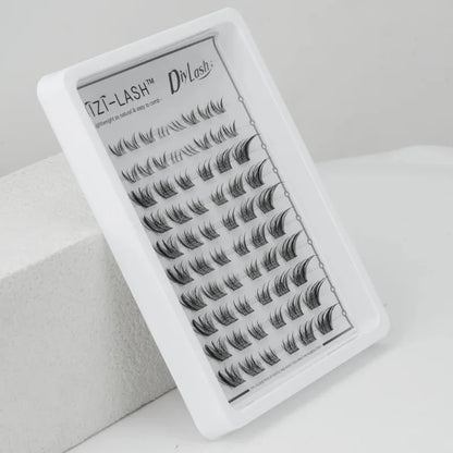 Individual Cluster Eyelashes – C Curl, 3D Mink Style, Wispy &amp; Fluffy