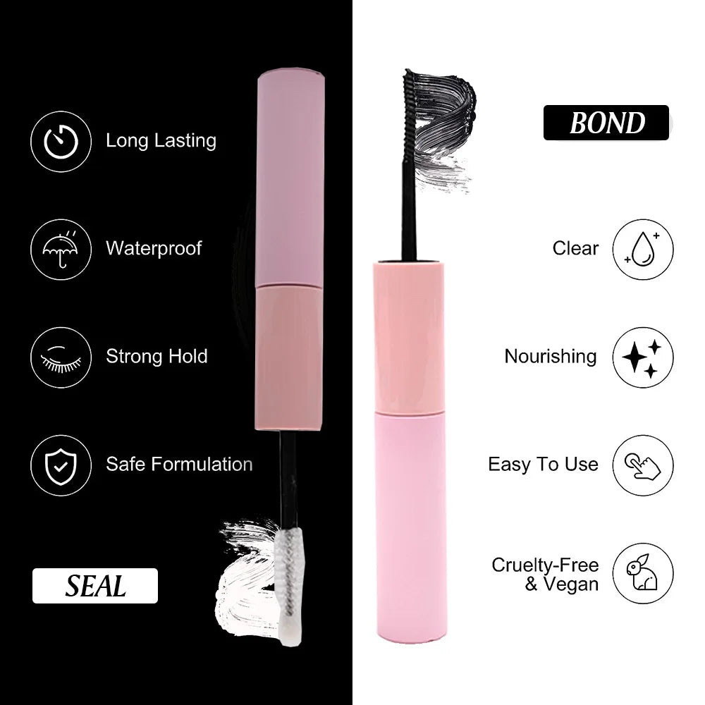 Eyelash Bond &amp; Seal Duo – Long-Lasting, Waterproof Lash Glue for DIY Lash Clusters