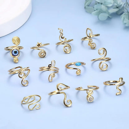 3pcs Adjustable Toe Rings – Summer Beach Foot Jewelry
