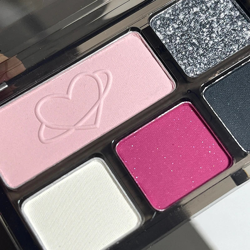 Autumn & Winter Orange Eyeshadow Palette – Matte & Pearlescent Shades for Warm Looks