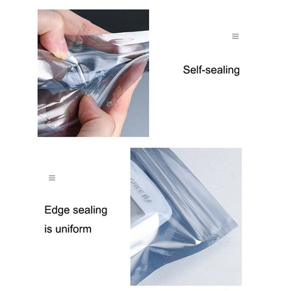 100pcs Anti-Static Shielding Zip Lock Bags – Resealable ESD Pouches