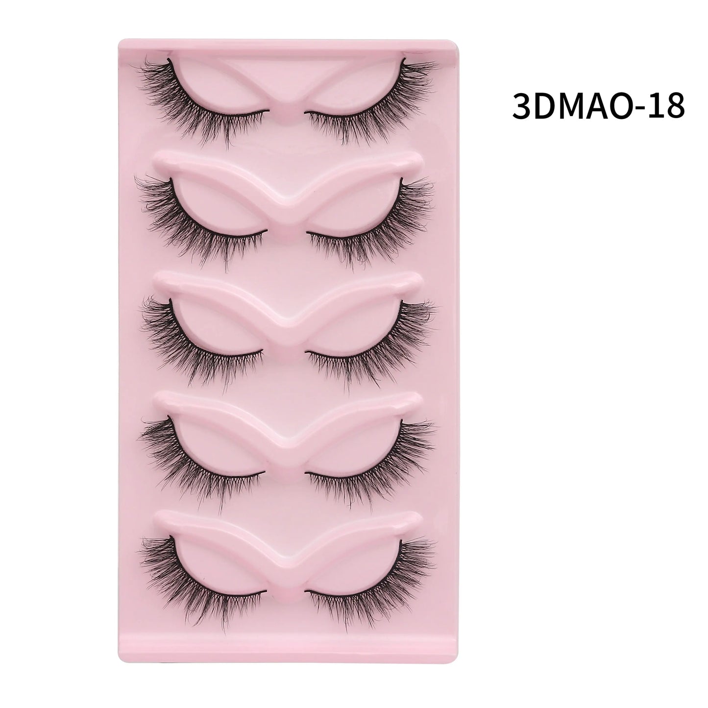 Cat Eye 3D Lashes – Fluffy, Wispy, Manga Magic