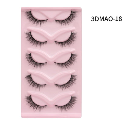 Cat Eye 3D Lashes – Fluffy, Wispy, Manga Magic
