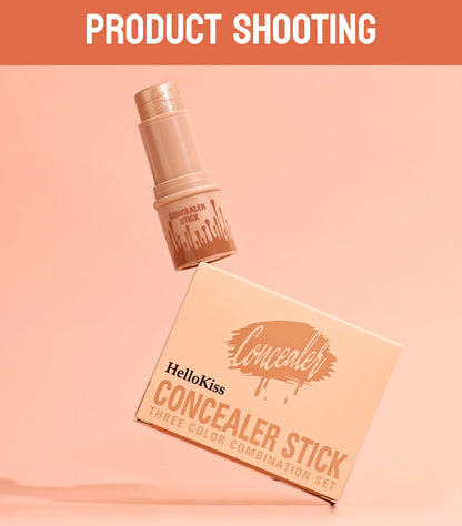 Contour Stick Set – Matte Finish Highlighter & Shadow Duo for Flawless V-Face Sculpting