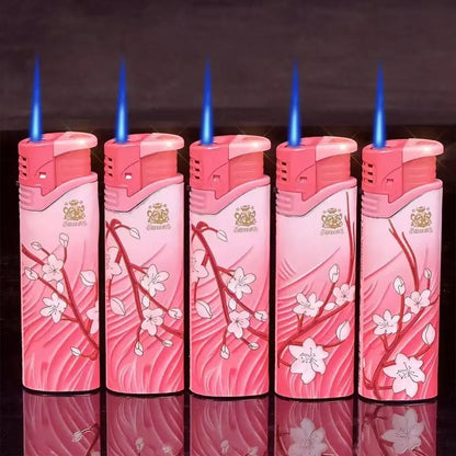 5PCS Jet Torch Flame Lighter Set – Windproof Refillable Butane Gadgets