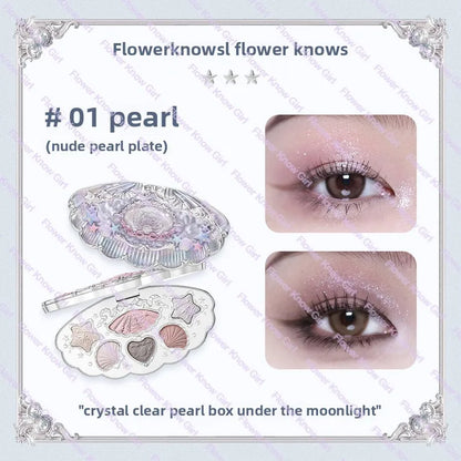 Flower Knows Moonlight Mermaid Eyeshadow Palette – 8 Magical Shades to Mesmerize