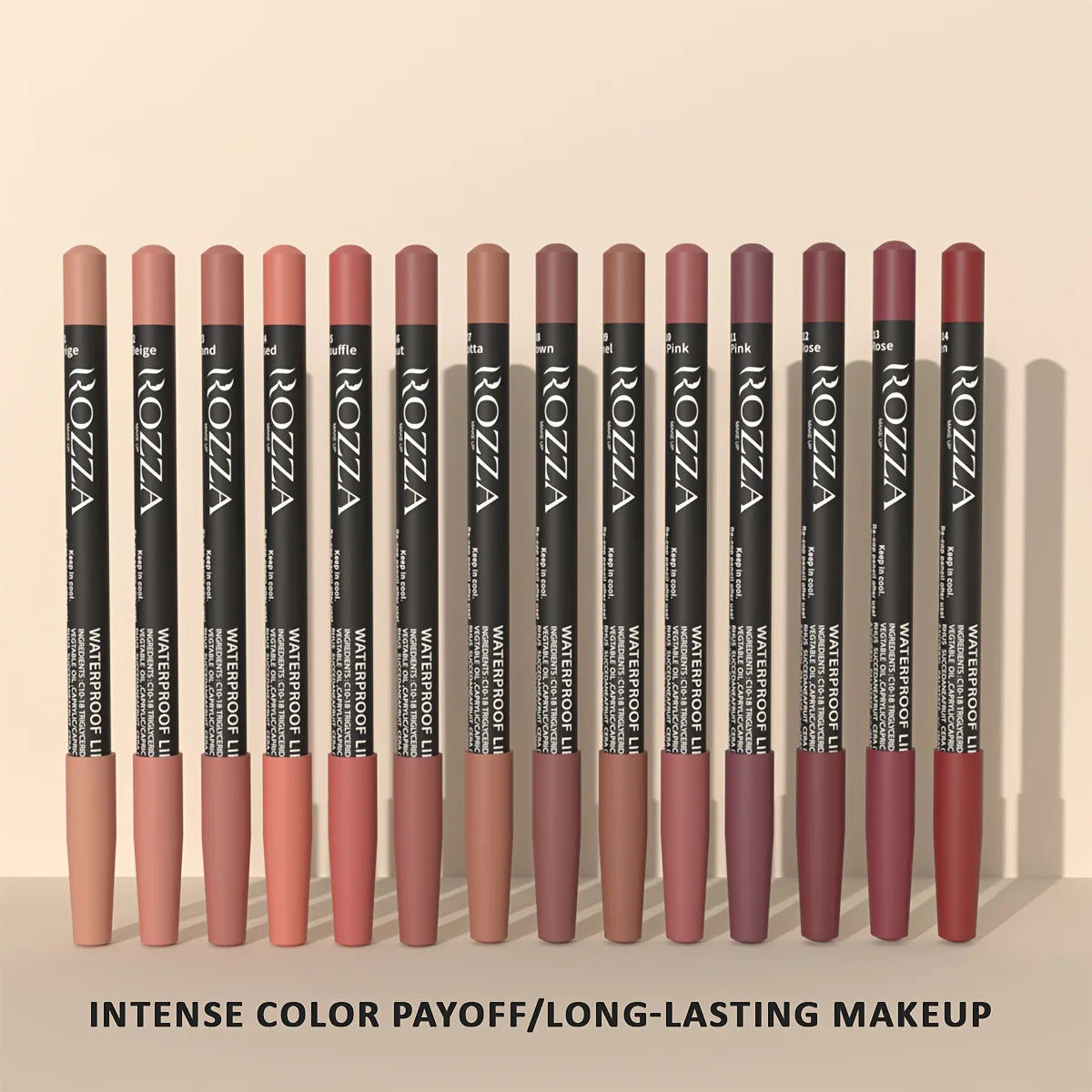 Nude Matte Lip Liner Pencil Set (6pcs)
