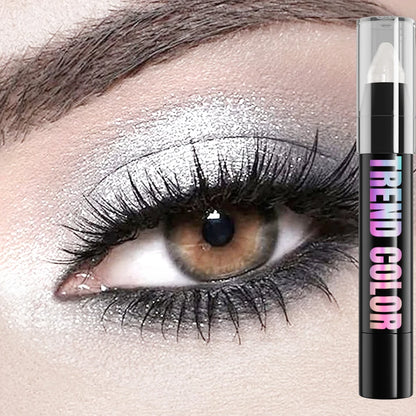 24-Color Pearlescent Glitter Eyeshadow & Eyeliner Pencil – Waterproof, Shimmer & Matte Eye Makeup