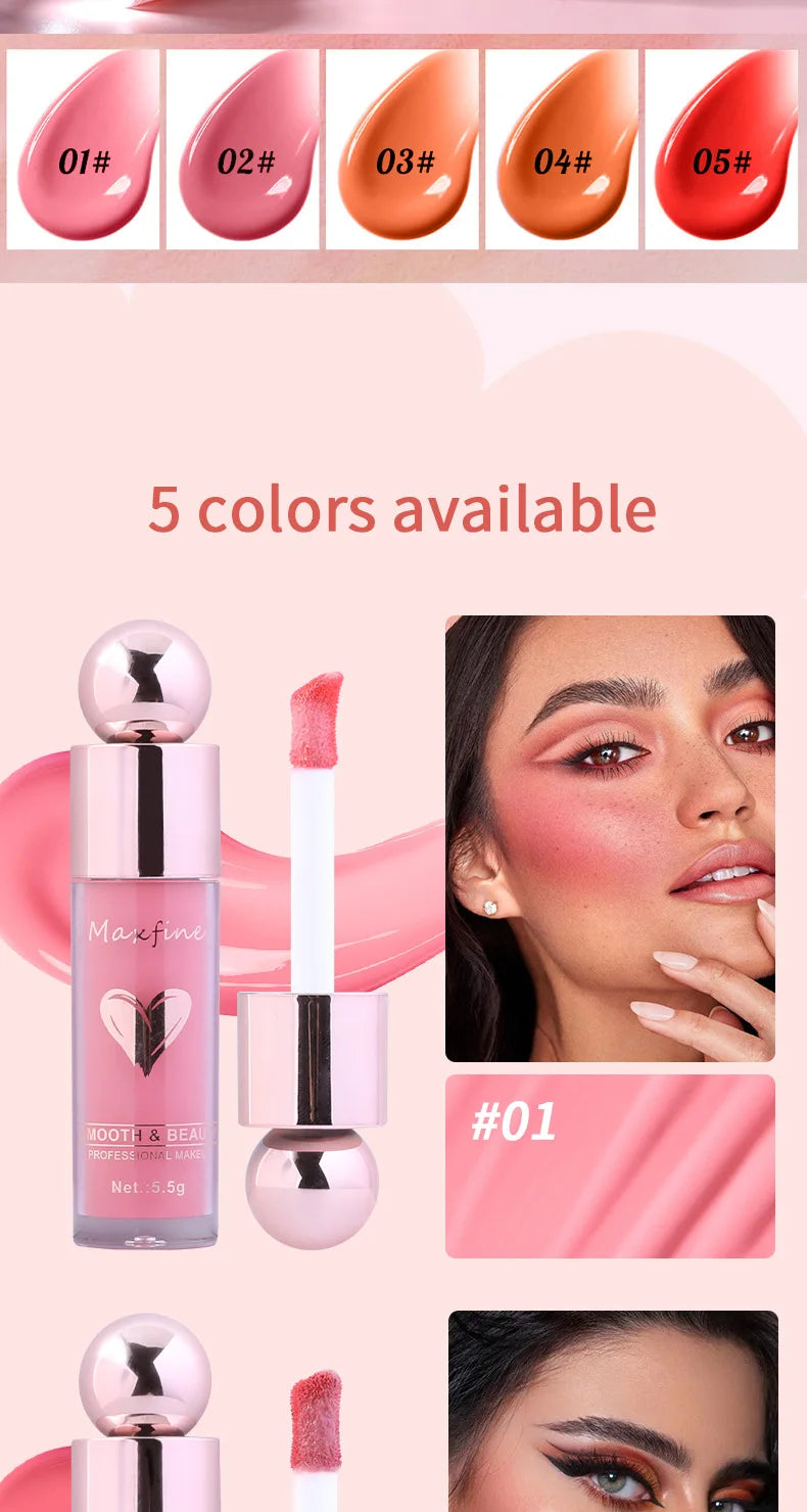 Long-Lasting Liquid Blush – Lightweight, Smudge-Proof & Highly Pigmented