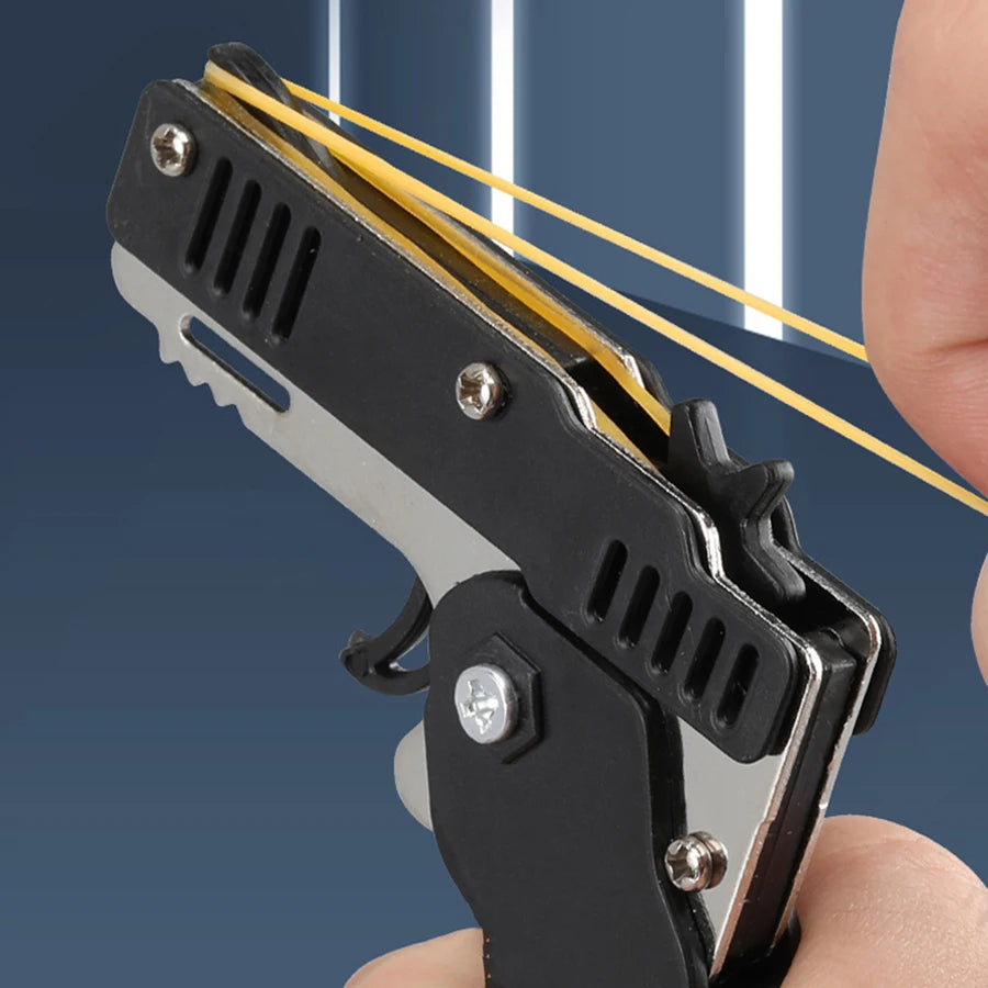 Metal Burst Rubber Band Launcher