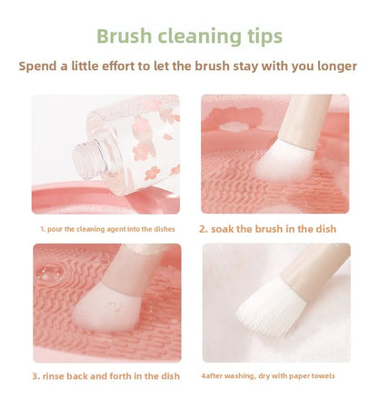 6-Piece Portable Mini Makeup Brush Set
