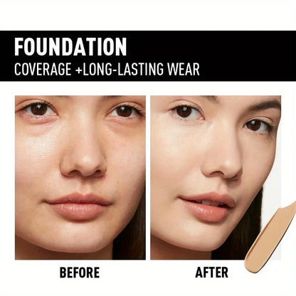 Full Coverage Concealer Foundation – Long-Lasting, Waterproof & Natural Matte Finish