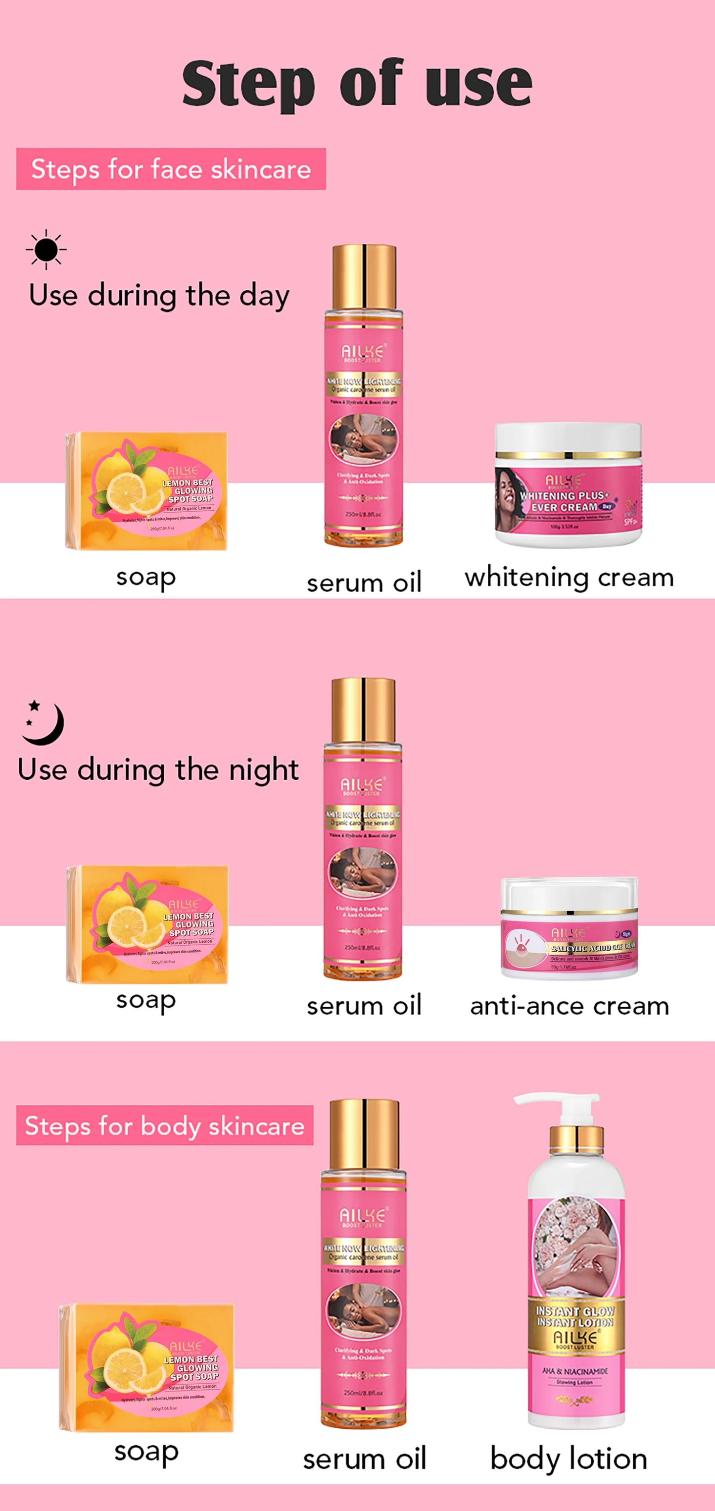 Natural Skin Cleansing & Brightening Set