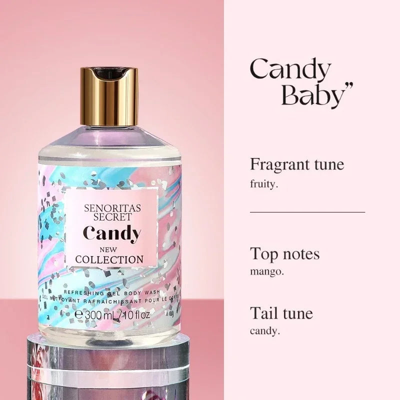 Sweet Fragrance Body Wash – 300ml Moisturizing & Oil-Control Shower Gel for Deep Cleansing and Lasting Scent