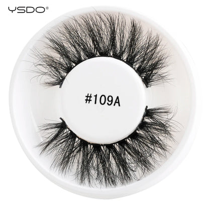 Wispy 3D Mink False Eyelashes – Natural Long, Fluffy & Reusable Strip Lashes (1 Pair)