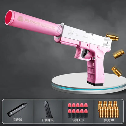 Shell Ejecting Soft Bullet Pistol