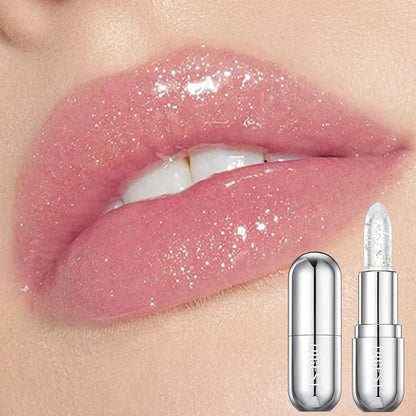 Glitter Crystal Jelly Lipstick – Color-Changing Moisturizing Lip Tint Balm
