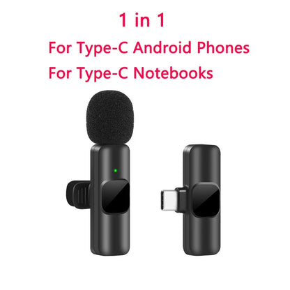 Wireless Lavalier Microphone – Pro Audio, Plug-and-Play Simplicity
