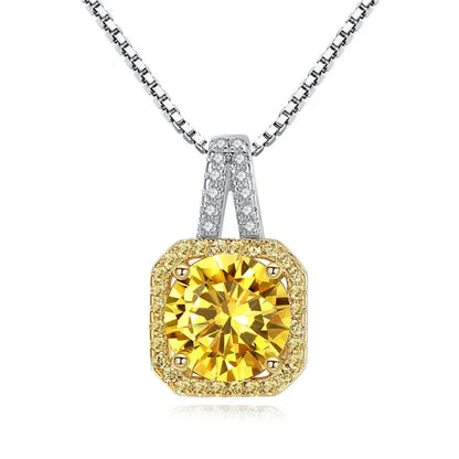 CC Cubic Zirconia Water Drop Pendant Necklace