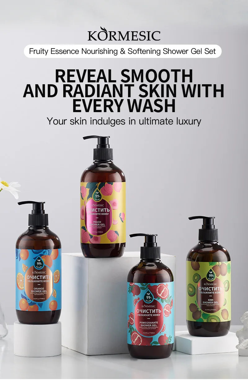 Organic Fruit Infusion Shower Gel