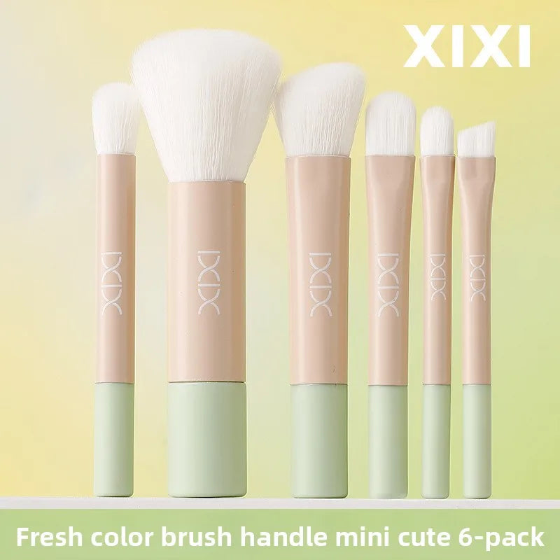 6-Piece Portable Mini Makeup Brush Set