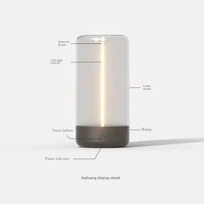 Portable Quantum Wire Ambient Magnetic Light – Type-C Rechargeable Night Lamp with Eye Protection