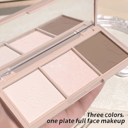 3-Color 3D Contour Highlight Palette
