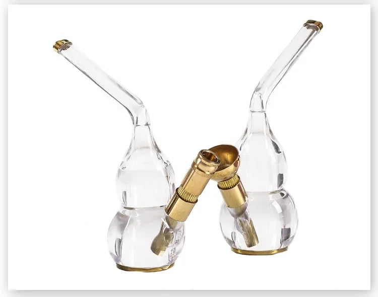 Mini Dual Acrylic Filter Bottle – Compact Multi-Use Water Bottle Accessory (106×90×38mm)