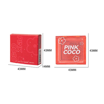 🌸 PINKCOCO Fine Shimmer Tipsy Blush – Multi-Use Soft Mist Glow