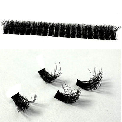 640PCS 5D Fluffy Lash Clusters – 30D-100D Mixed Volume DIY Individual Eyelash Extensions
