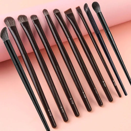 Professional Makeup Brush Set – Natural Fiber Brushes for Face & Eyes (6–10pcs)