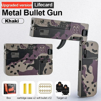 Folding Card Soft Bullet Toy Gun