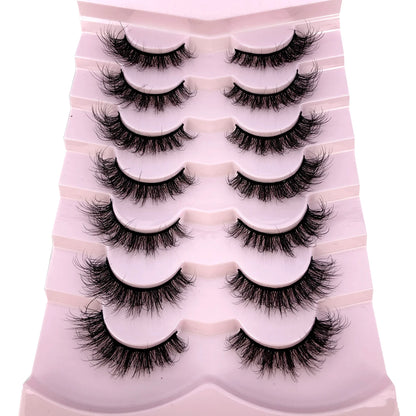 3D Mink-Effect False Eyelash Set – Soft, Fluffy &amp; Full of Volume
