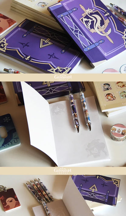 Genshin Impact Mona Notebook – Student Stationery, Cosplay Prop & Collector’s Gift
