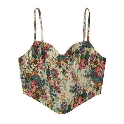 Women’s Underbust Bustier Camis – Sexy Crop Top Lingerie Streetwear