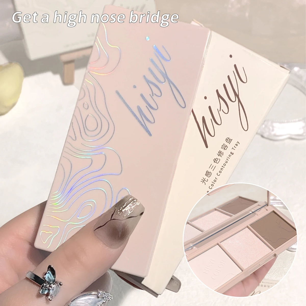 3-Color 3D Contour Highlight Palette