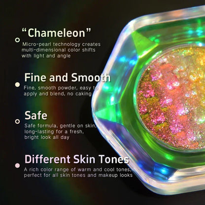 Rainbow Duochrome Multichrome Eyeshadow Set (5 Colors)