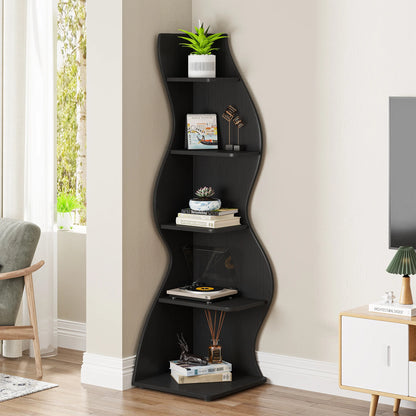 5-Tier Corner Bookshelf
