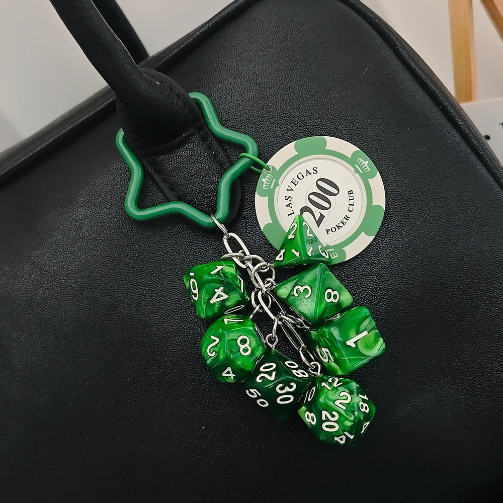 Gambling Dice Keychain