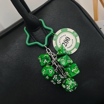 Gambling Dice Keychain